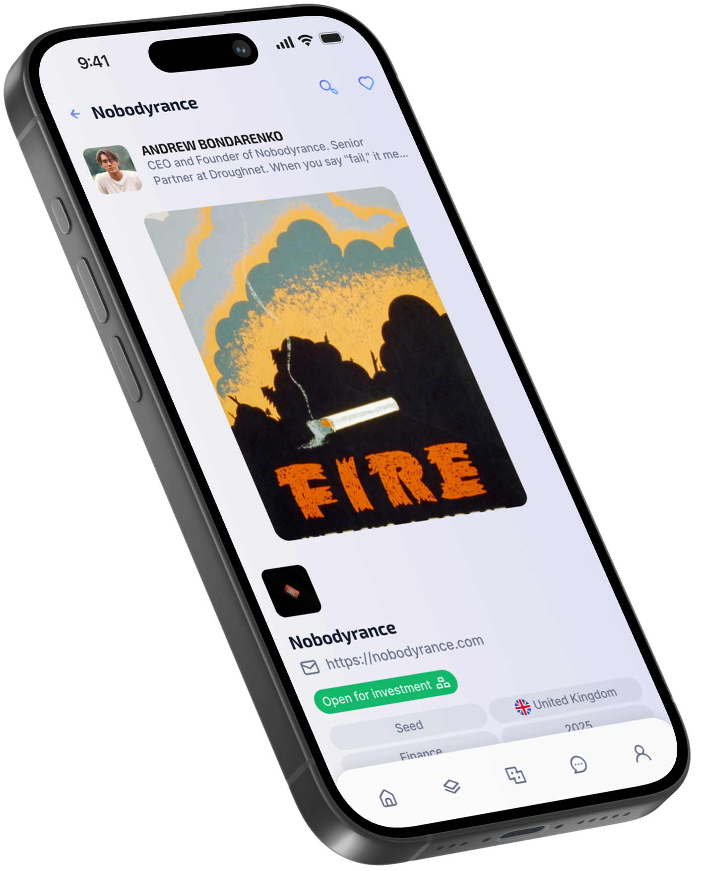 Innova app — startup profile